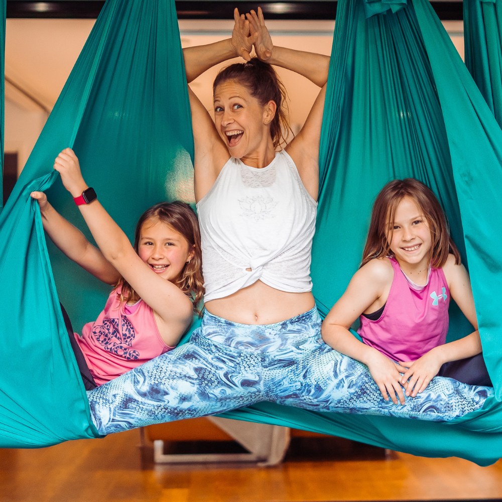 Aerial Yoga Hammock Kit (W/Hanging Accessories), Bend + Fly